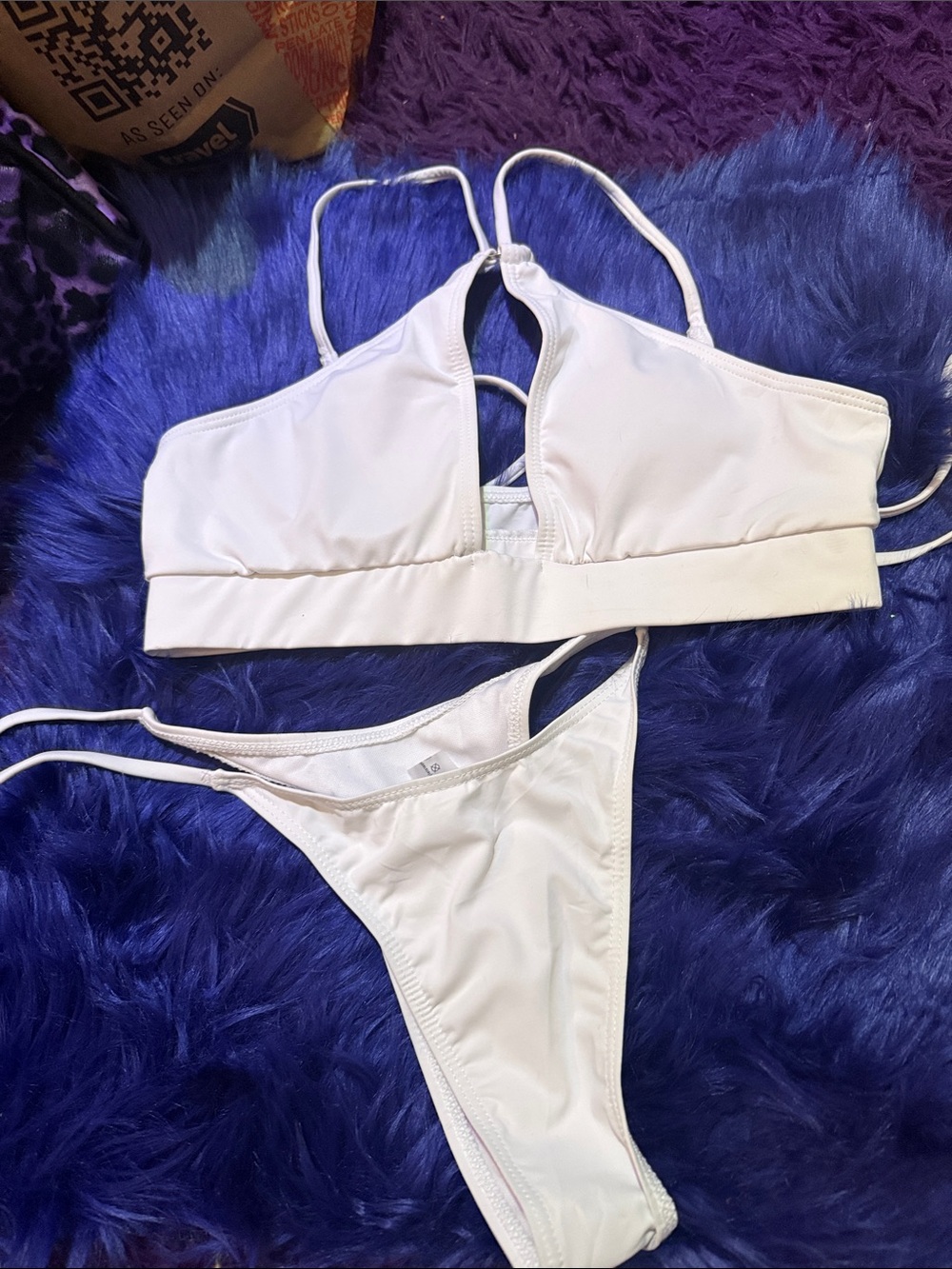 Festival RAVE Set! White Two-Piece Set size SMALL